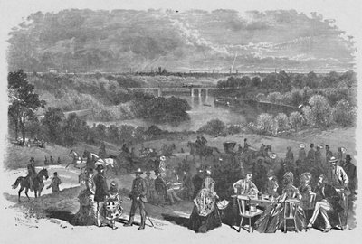 View from Belmont Mansion, Fairmount Park by Frederic B. Schell