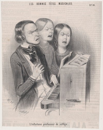 The Unfortunate Teacher of Musical Theory by Frederic Bouchot