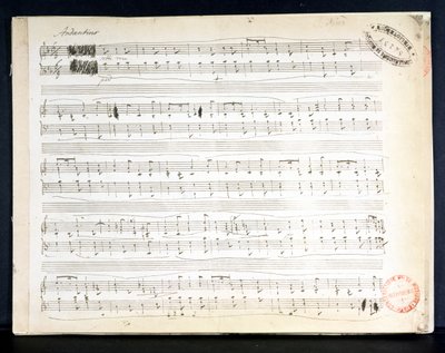 Facsimile of the Score of 