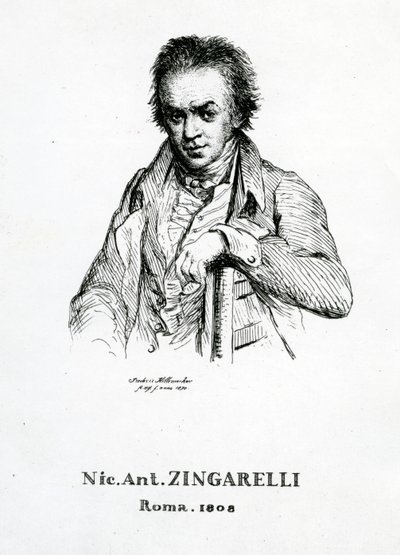 Niccolo Antonio Zingarelli by Frederic Desire Hillemacher