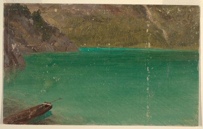Alpine Lake (Bavaria or Switzerland) by Frederic Edwin Church
