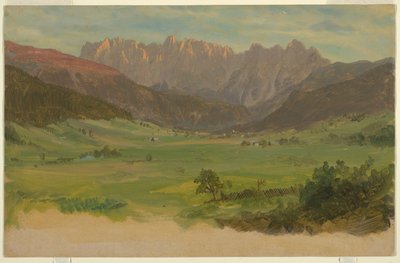 Alpine Valley by Frederic Edwin Church