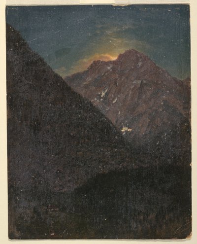 Alpine Landscape (Bavaria or Switzerland) by Frederic Edwin Church