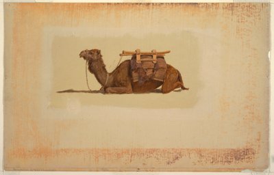 Crouching Dromedary by Frederic Edwin Church