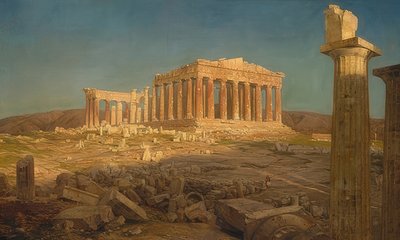The Parthenon. 1871 by Frederic Edwin Church
