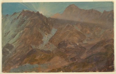 Bernese Alps, Switzerland, August 1868 by Frederic Edwin Church