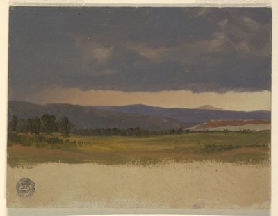Blue Hill under Low Clouds, 1869–70 by Frederic Edwin Church