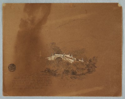 Bridge over the River Combeima at Ibaque, Colombia, July 16, 1853 by Frederic Edwin Church