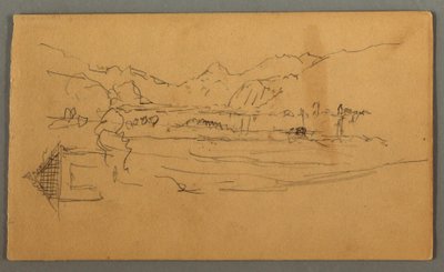 Broad Valley, Shed, St. Gilgen, Austria, Possibly 1868 by Frederic Edwin Church