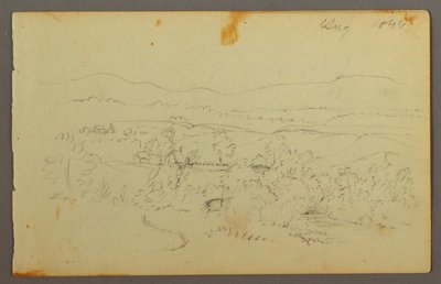 Broad Valley with Farms, 1844 by Frederic Edwin Church