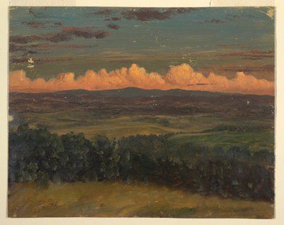 Catskills from Hudson, New York, 1870–80 by Frederic Edwin Church