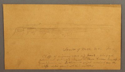 Cliffs, Possibly 1859 by Frederic Edwin Church