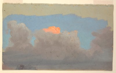 Cloud study, 1860–70 by Frederic Edwin Church