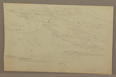 Cloud Study, 1860s by Frederic Edwin Church