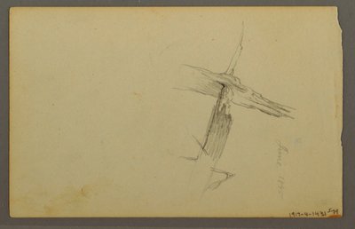 Cloud Study, Hillside, 1844 by Frederic Edwin Church