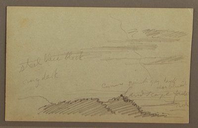 Drawing, Cloudy Sky, Possibly 1860s by Frederic Edwin Church