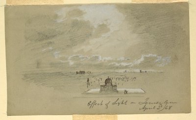 Effect of Light on Jerusalem, April 2, 1868 by Frederic Edwin Church