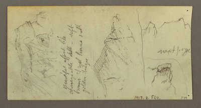Figure Riding Camel, Sitting Camel, possibly 1868 by Frederic Edwin Church