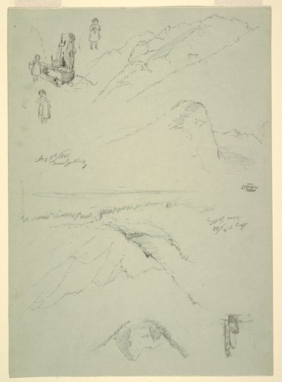 From "near Golling," Austria, August 5, 1868 by Frederic Edwin Church