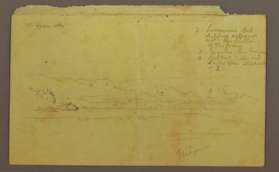 Goat Island and Canadian Falls, possibly 1856 by Frederic Edwin Church