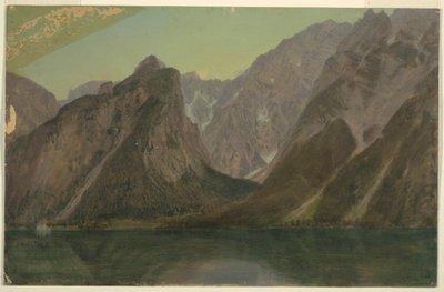 Koenigseee, near Berchtesgaden, Bavaria, 1868 by Frederic Edwin Church