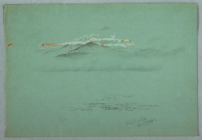 Lake Millinoket and Mount Katahdin, 1878 by Frederic Edwin Church