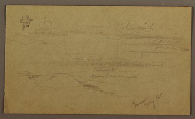 Landscape, May 1865 by Frederic Edwin Church