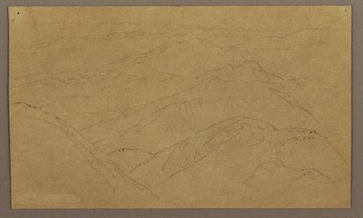 Landscape; Verso: Tree in Landscape, Sky, May–August 1865 by Frederic Edwin Church