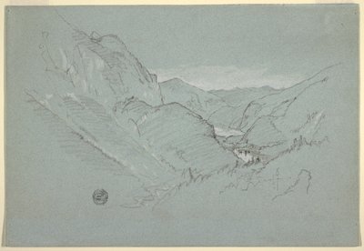Landscape from the Alps, August–September 1868 by Frederic Edwin Church