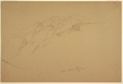 Landscapes between Golling and Abtenau, August 5, 1868 by Frederic Edwin Church