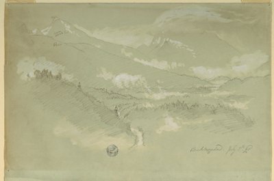 Landscapes, neighborhood of Berchtesgaden, 1868 by Frederic Edwin Church