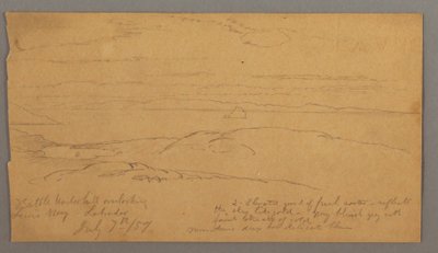 Louis Bay, Labrador, July 7, 1859 by Frederic Edwin Church