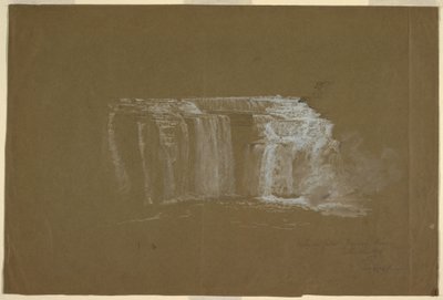 Lower Falls, Genesee River, Rochester, New York, 1848 by Frederic Edwin Church
