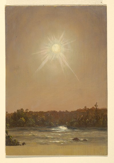 Maine?, sunset, 1855–65 by Frederic Edwin Church