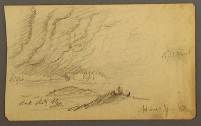 Mist over River and Hills, June 1882 by Frederic Edwin Church
