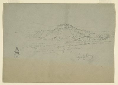 Motif from Town in Mountainous Country, 1868 by Frederic Edwin Church