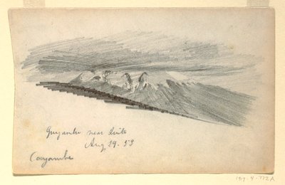 Mount Cayambe, Ecuador, August 29, 1853 by Frederic Edwin Church