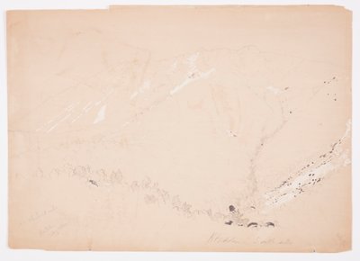 Mount Katahdin, shown from south, August 1852 by Frederic Edwin Church