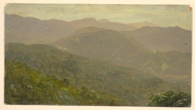 Mountain Landscape, August 1865 by Frederic Edwin Church