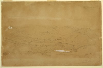Mountain Landscape Near Guanojo and Guaranda, Ecuador, June 10, 1857 by Frederic Edwin Church