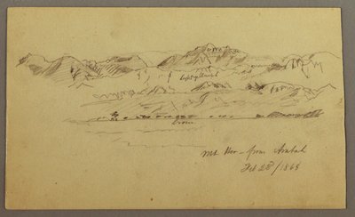 Mountain Peaks, February 22, 1868 by Frederic Edwin Church