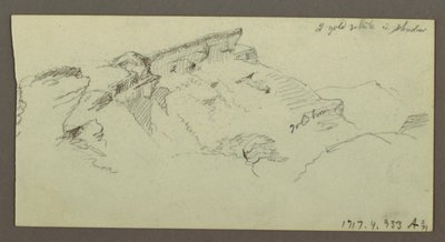 Mountain Peaks, possibly 1868 by Frederic Edwin Church