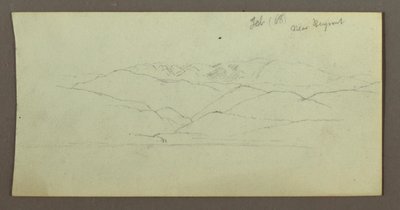 Mountain Range, February 1868 by Frederic Edwin Church