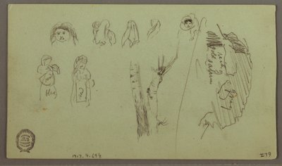 Mountain Range, Figure Studies, May possibly 1868 by Frederic Edwin Church