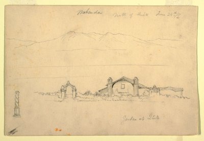 Mountain Range with the Mohanda, North of Quito (?), June 24, 1857 by Frederic Edwin Church