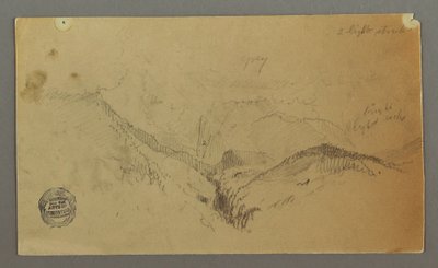 Mountain Study, possibly 1868 by Frederic Edwin Church