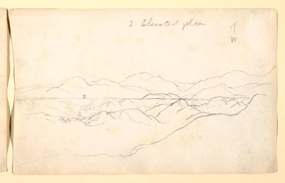 Mountain landscape, Colombia, 1853 by Frederic Edwin Church