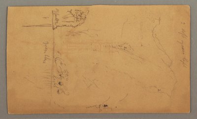 Mountains Rising Above Lake, July possibly 1868 by Frederic Edwin Church