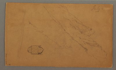 Mountains Rising Above Lake, July possibly 1868 by Frederic Edwin Church