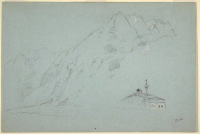 Mountains near Abtenau, Salzkammergut, August 5, 1868 by Frederic Edwin Church